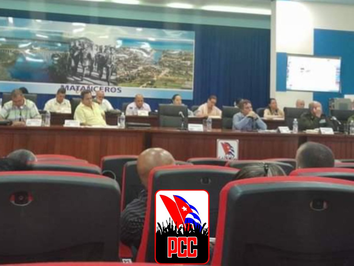 Evaluación del impacto en la provincia de las medidas aprobadas por el país en función del ahorro, las exportaciones y el proceso de bancarización, hoy en reunión ordinaria del Pleno del Comité Provincial del PCC en #Matanzas