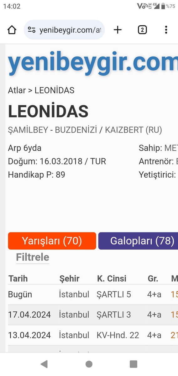 İstanbul ikinci altılıya cazip bir isim
