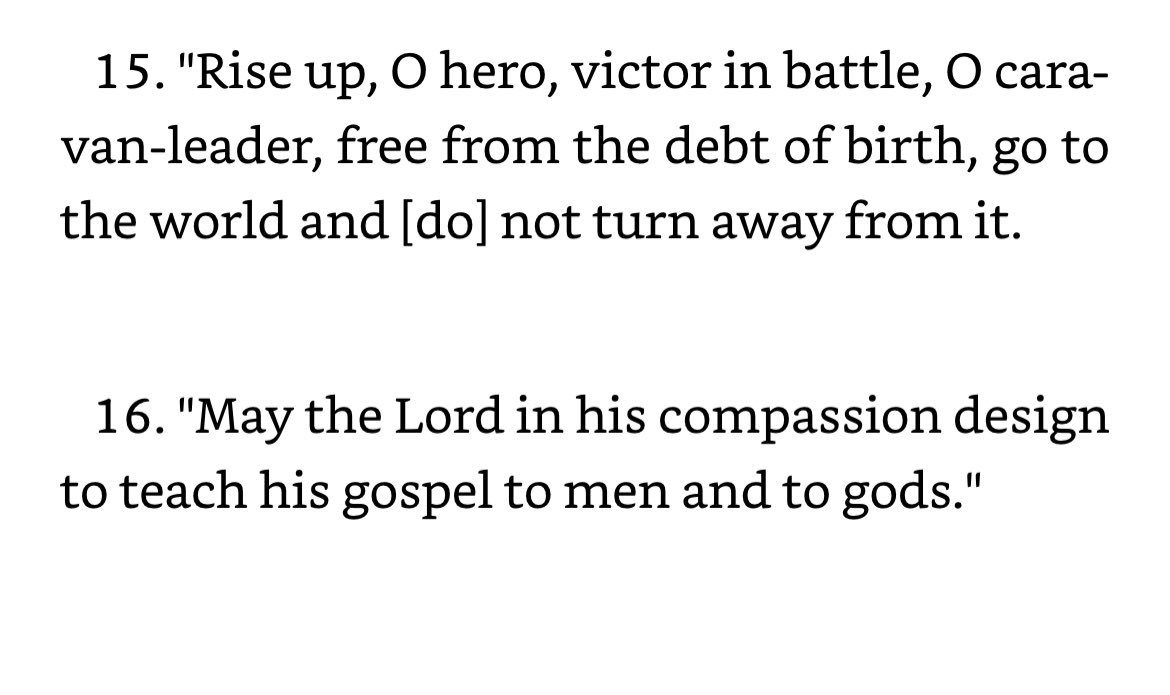 Thread🧵 
“I shall have no faith in Brahma,Vishnu & Maheshwara, nor shall I worship them”
Brahma mentioned in TBAHD by DrAmbedkar isn’t Brahmanic Brahma but a buddhist deity
Brahma mentioned in 22 vow has something common with vishnu & Mahesh in Bhavishya Purana 3:4:17:67-68. 1/4