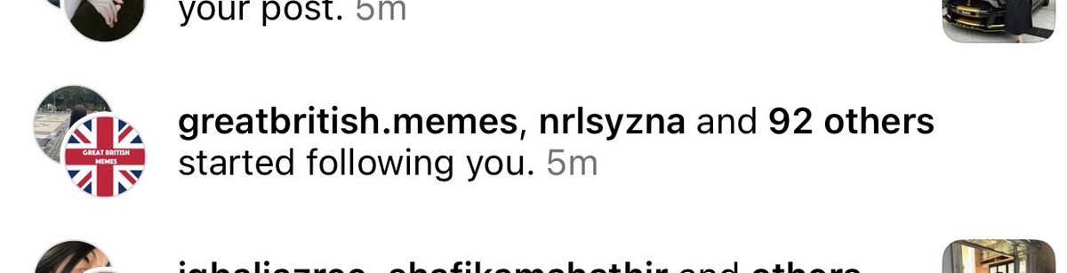 Greatbritishmemes following me for what 🙄