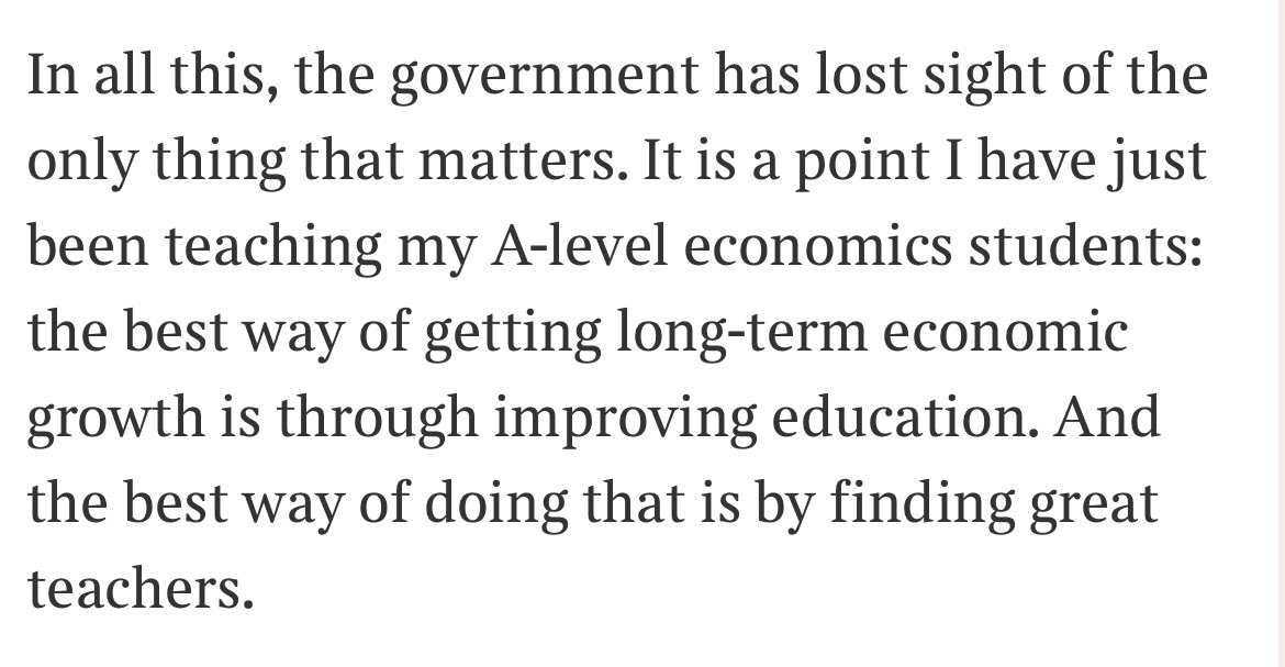 Golden opportunity for a philanthropist to step in to cover the hole left by the 🇬🇧 Government’s  shortsighted decision to cut funding to the production-line of convertees to teaching from the more experienced demographic in the workforce who seek fulfillment through contributing