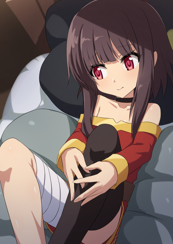 めぐみん(このすば) 「ものうげめぐみん #このすば #めぐみん 」|うまるつふりのイラスト