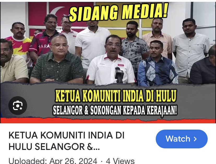 Memang patut pun Masyarakat komuniti India di Hulu Selangor tempoh hari menyatakan sokongan kepada kerajaan Madani. Ini sebab kerajaan harini bersifat terbuka dan tidak menjalankan dasar perkauman seperti @PerikatanM 

“Semua India Bab*”  jerit wanita melayu bernama Rafidah…