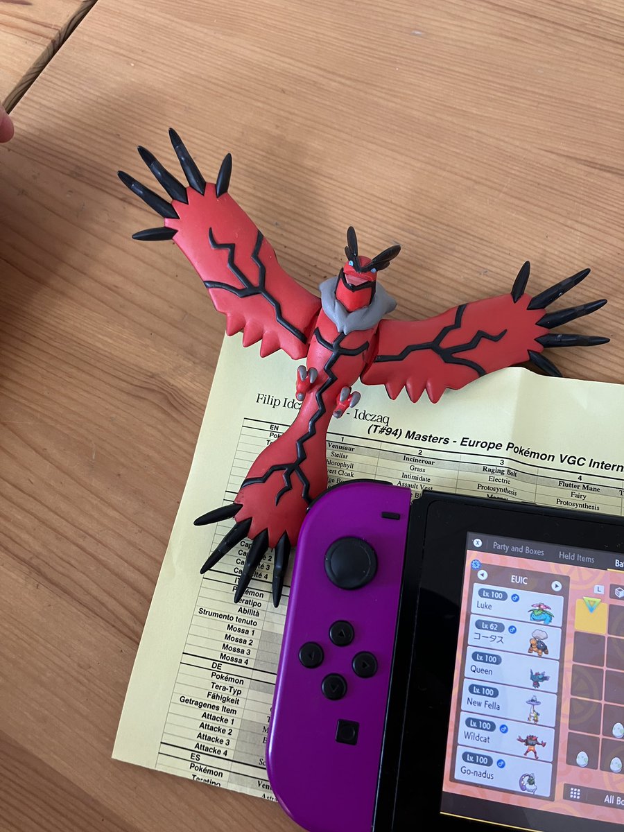 I have just won an MSS which means I’m at 448 points and qualified for World Championships. Unfortunately I’m most likely not going thanks to TCPI refusing to give us Worlds dates earlier. On the positive note the Yveltal figure was the prize on this MSS 👀 See you next season 🫡