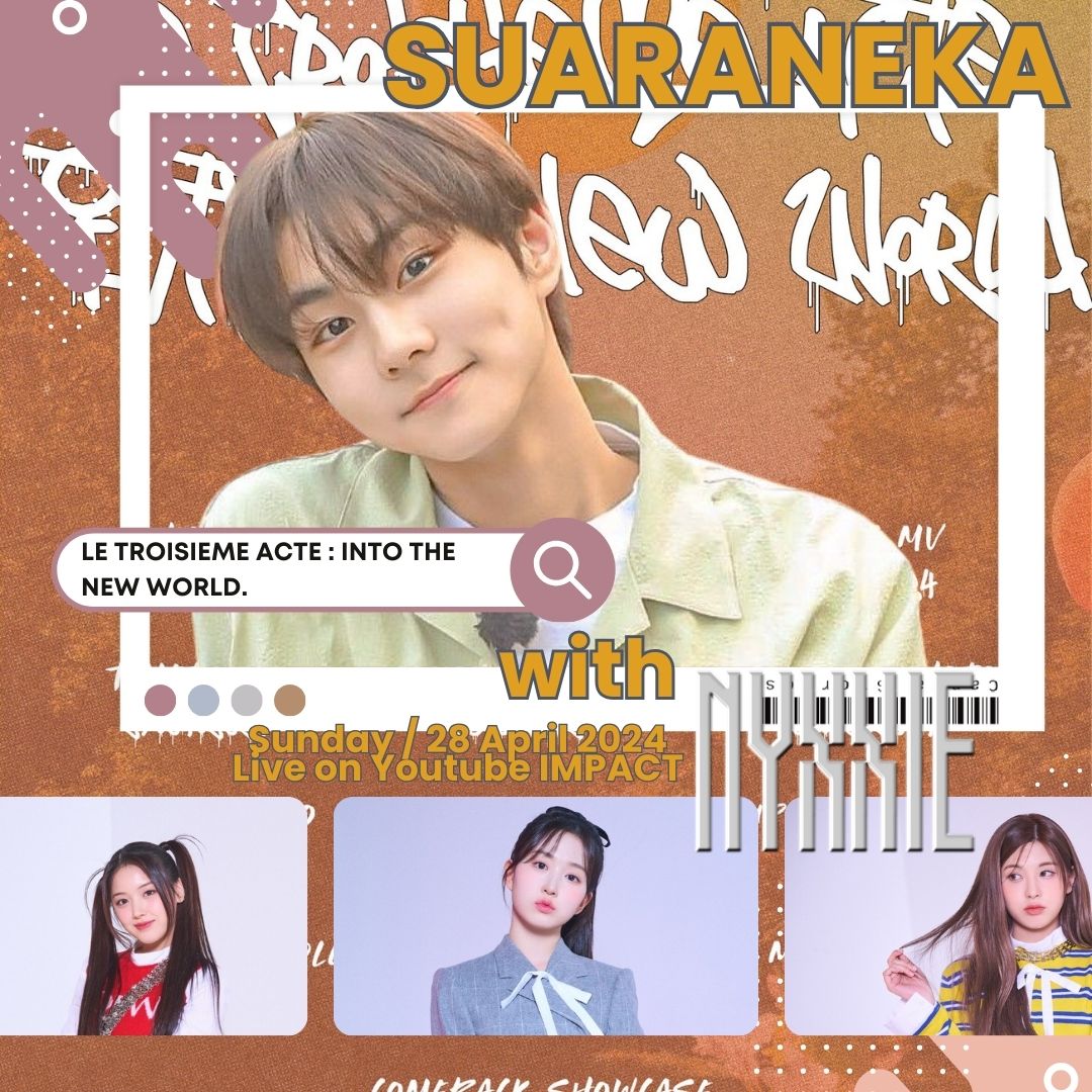 ㅤ

🟢  IMPACT STUDIO PODCAST
       SUARANEKA : Into The New World. 
       bersama NYXXIE 
       Minggu : 28/04
       LIVE ON YOUTUBE &amp; SPOTIFY

ㅤㅤㅤ