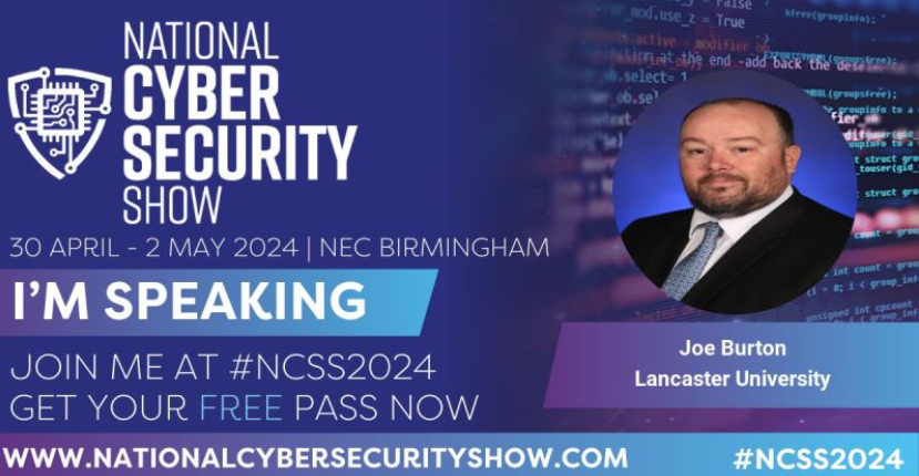 I'm excited to be speaking at the National Cyber Security Show, 2024, NEC Birmingham! My talk is on 'Cognitive effects of cyber operations: a new framework for analysis' (Cyber Leaders Summit 15:00, 1st May). nationalcybersecurityshow.com/national-cyber… @pprlancaster @LancasterUni @LancsUniSecure