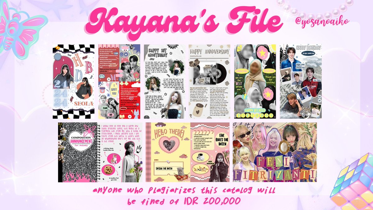 beeps — beeps 👧🏼🎀⭐️
aku open jasa corat coret nih! start from 3k [ sudah ada 4OOO+ testi ] ; avail for bucin &amp; birthday needs, letter, scrapbook, custom edit, dll. avail untuk foto idol ataupun rl &amp; bisa inrush 🚀✨️

💌 : dm or wa.me/+6289603558191