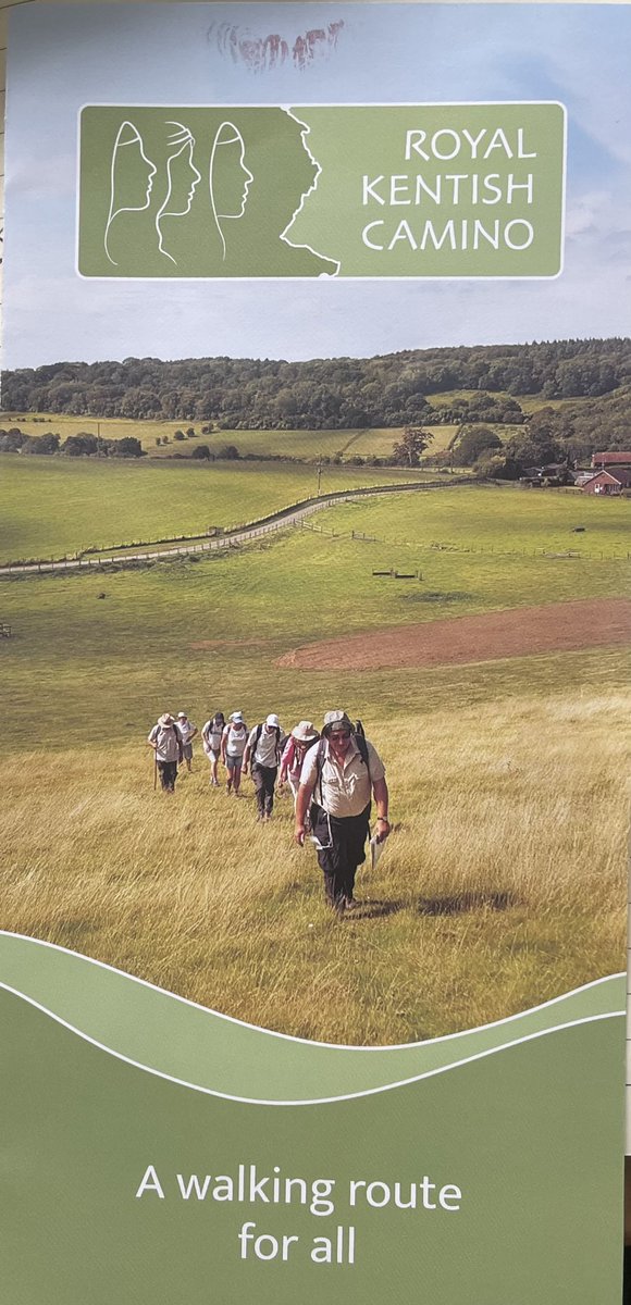 jennyHollingsbe's tweet photo. Pleased to support #RoyalKentishCamino leaflet with some #WardGrant @fstonehythedc and attend the launch of the walking route from #StMaryandStEthekberga #Lyminge https://t.co/JQHV447GFv