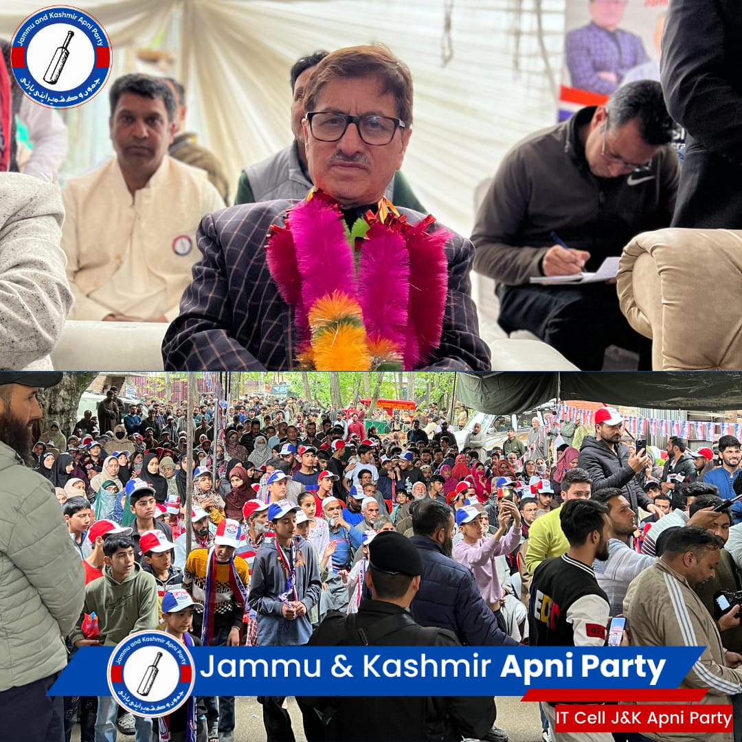 Apnipartyonline's tweet photo. Lok Sabha Elections: People from different sections of life attended a public outreach program organised by Jammu and Kashmir at Muniwar Anantnag https://t.co/VJYzdVjvMd