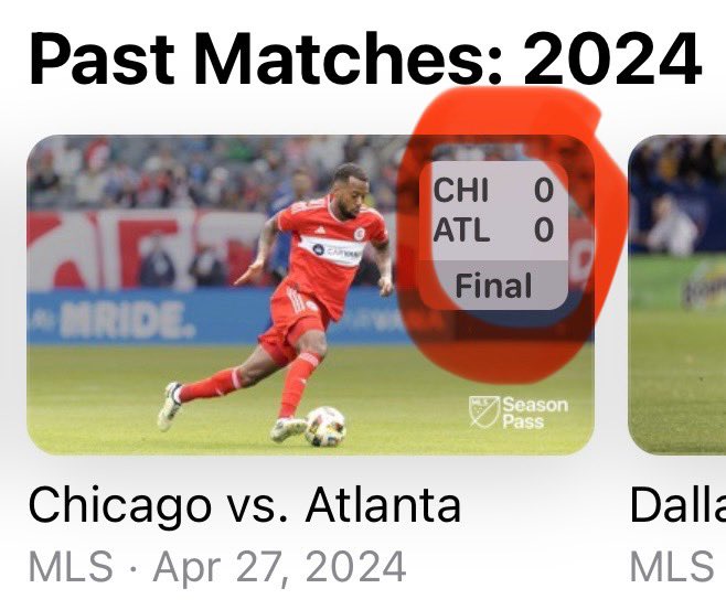 Dear @AppleTV & @MLS Season Pass:
Can you please remove the score box so that a fan can watch their team’s full replay once it is over without seeing the score?! The thumbnails always have it. @MLS_PR @Apple