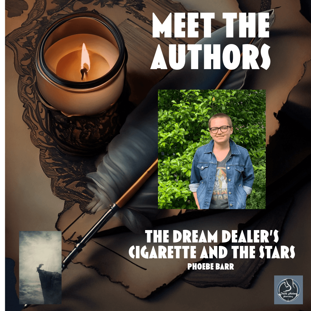Phoebe Barr is a young queer writer focusing on character-driven narratives . She weaves chilling tales of darkness & the supernatural. Her captivating short fiction haunts readers in The Spectre Review and . Prepare to be enchanted!! #writingcommunity #horrorcommunity