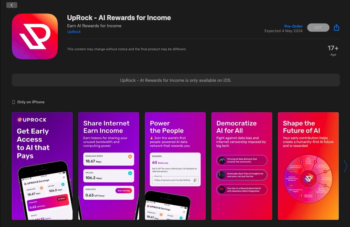 UpRockCom's tweet photo. Mark your calendars, UpRockers! 🗓️ 

We're just a week away from the highly anticipated launch of the UpRock iOS App, scheduled for May 4th! 🎉

We encourage you to pre-register now! Simply click the link below to sign up and be among the first to explore the UpRock iOS App when it goes live:  

Pre-register now:   https://t.co/v2NKgVRKWS

May the 4th Be With You!