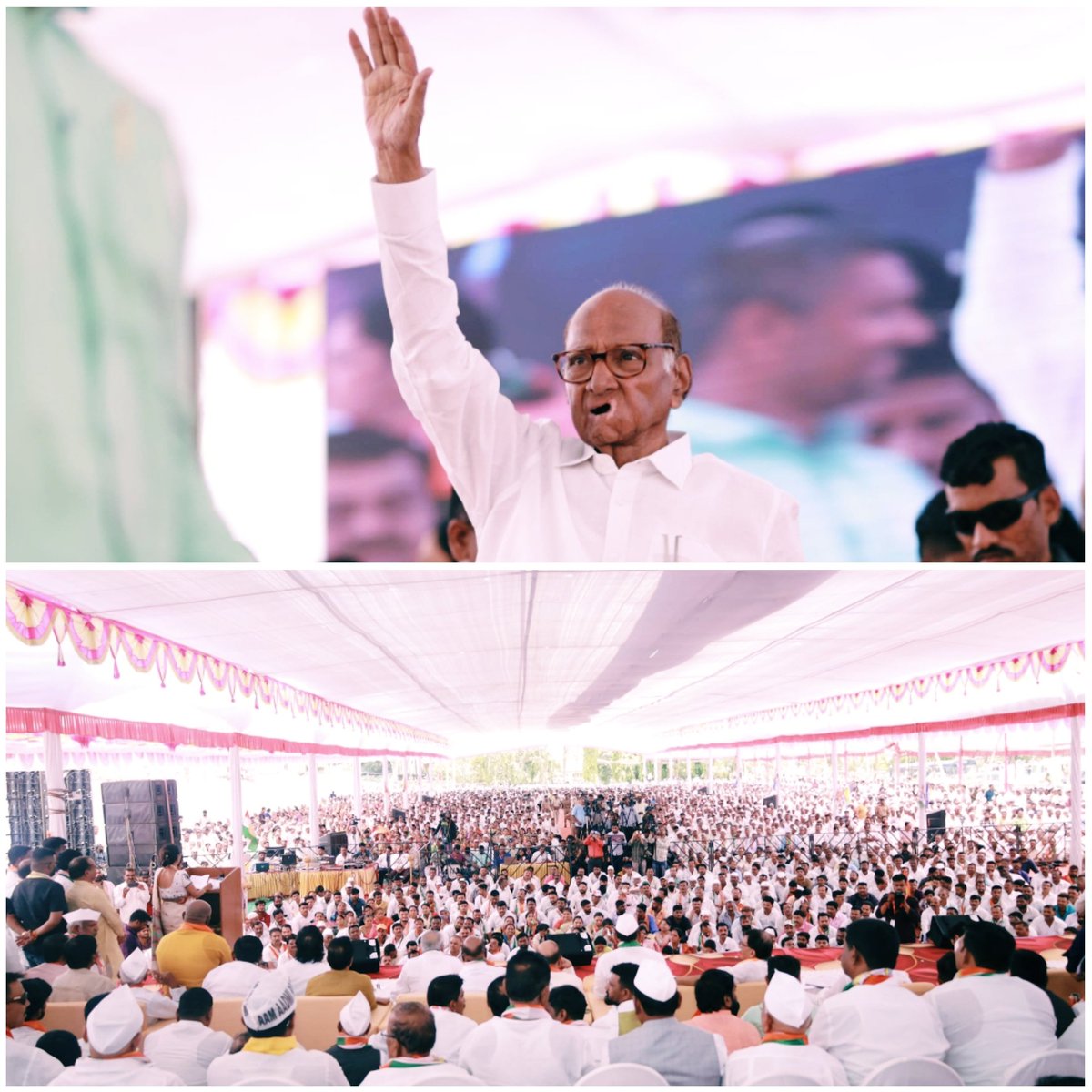 Mahadev_Balgude's tweet image. सासवडला झालेली सभा!
शानदार, जबरदस्त, जिंदाबाद!