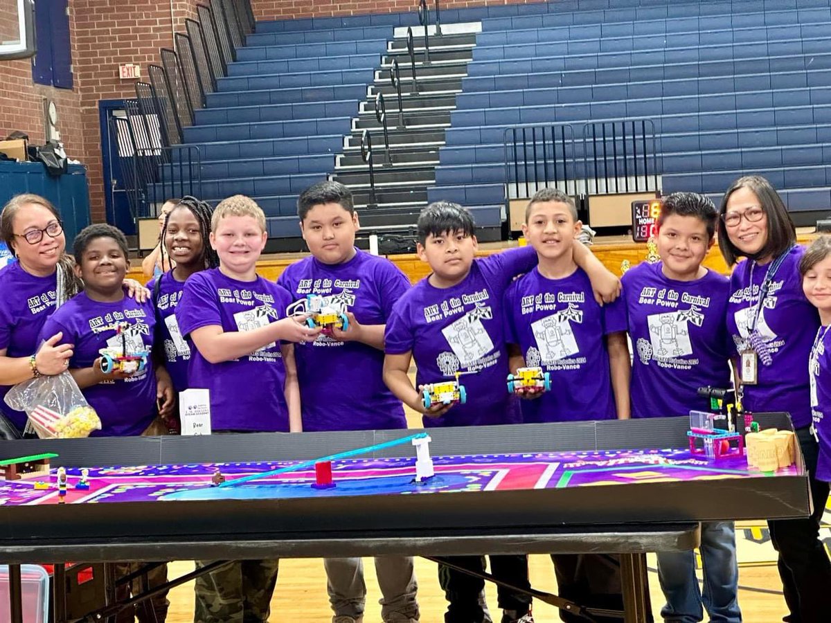 EMRollinsSTEAM1's tweet photo. Congratulations to our Bear Cub Power robotics team for bringing home second place in the school-wide RoboVANCE competition! Their dedication and perseverance have truly paid off, and we are all proud of them! 👏🎉
#wearerollins https://t.co/EFfw2web97