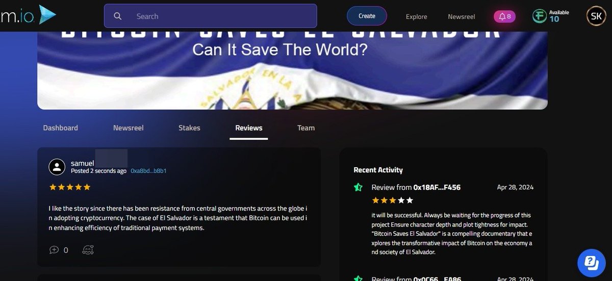 Crypto__HQ's tweet image. join me on Film.io @Filmio_Official 

#filmio #original #democratize #films