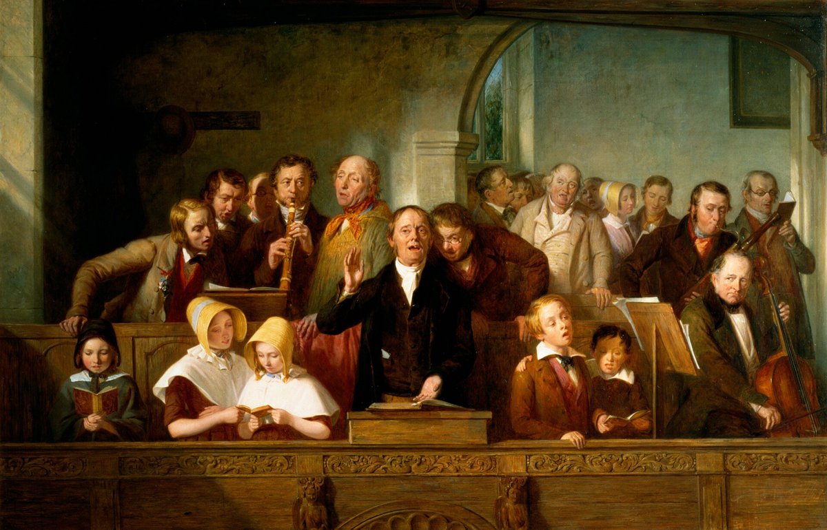This is Thomas Webster's great c.1847 painting, The Village Choir!! #Art #Fineart #19thcentury #Webster #Painting #Victorian #Painter #Artist