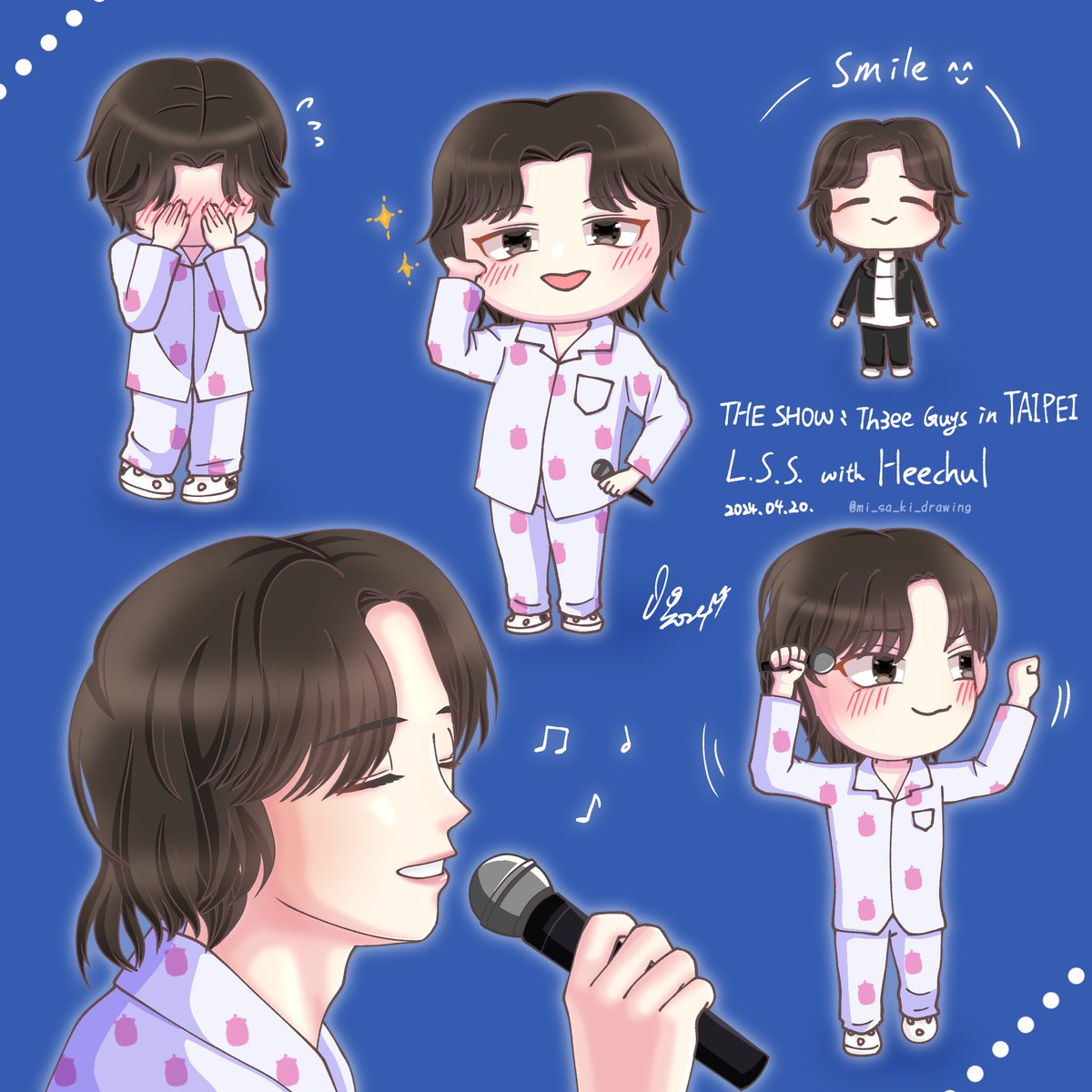 摸了一個星期終於畫完了🍒💙
好想念希澈🙃
.
#SUPERJUNIOR_LSSinTaipei
#SUPERJUNIOR_LSS
#SUPERJUNIOR 
#Heechul #希澈 #김희철 #희철