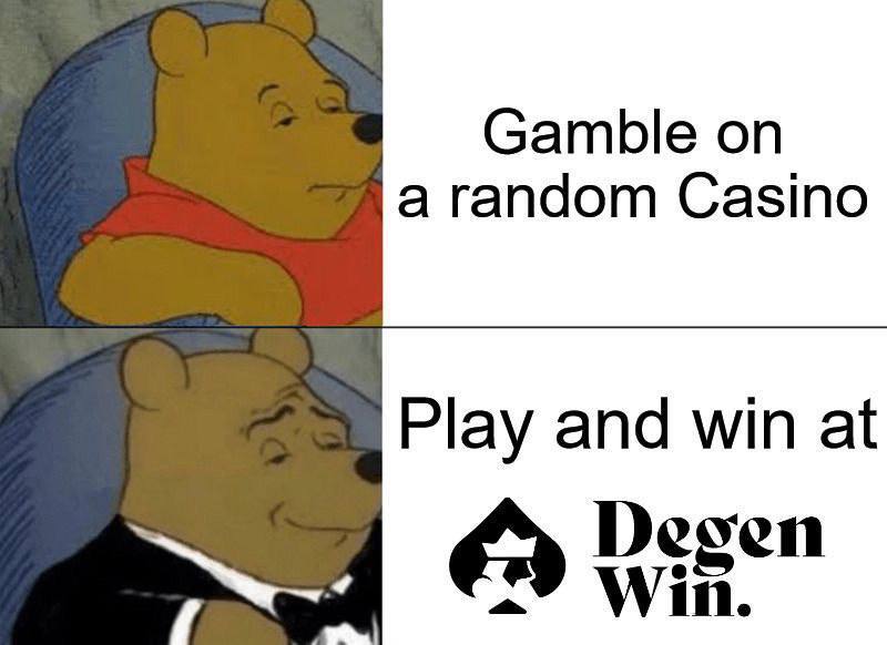 @EzMoneyGems 🚨 #Degenwin is first #GambleFi Casino owned by its community. Fully licenced and already up and running. 🔥