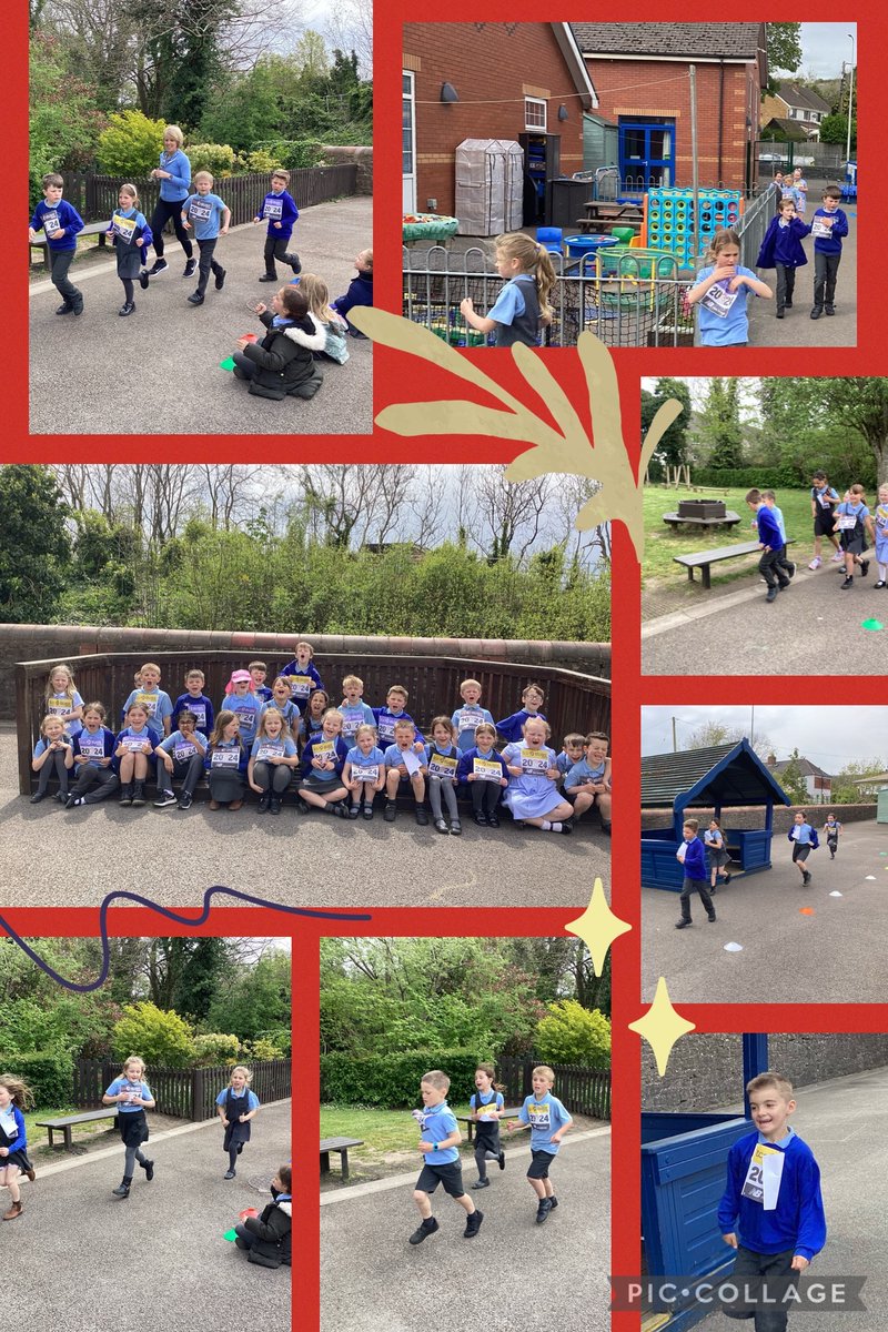 Year 2D had a fantastic time completing the 2.6 miles for The TCS Mini London Marathon for schools. They chose their own music playlist to keep them motivated and were AMAZING! @_thedailymile @RunWales @LondonMarathon