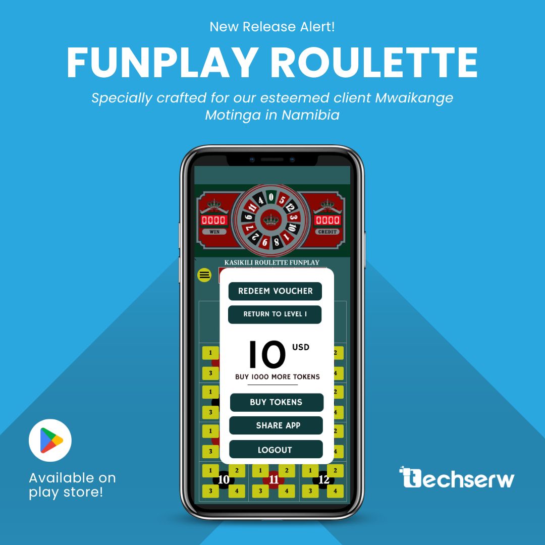 Exciting News: Funplay Roulette Game Now Live on Play Store

play.google.com/store/apps/det…

We're thrilled to announce the release of our latest project, the Funplay Roulette Game, now available on the Play Store! Developed exclusively for our client, Mwaikange Motinga from Namibia.