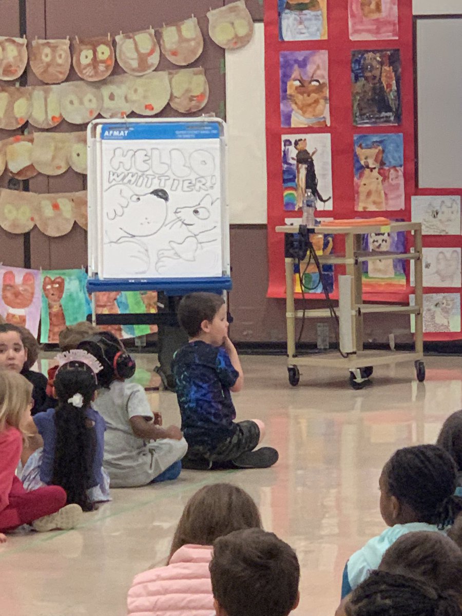 My favorite part of  Brendan Wenzel’s visit was his emphasis on the fact that everyone is an artist with their own style. He really made our kiddos feel seen and boosted their confidence as artists!