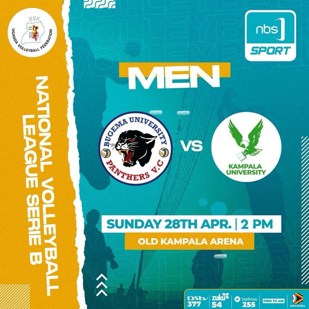 #NBSportVolleyBall 

Get ready for this thrilling game! 

Best-of-five series.

Bugema University Vs  Kampala University

#NBSportUpdates | #ChampioningUgandanSport