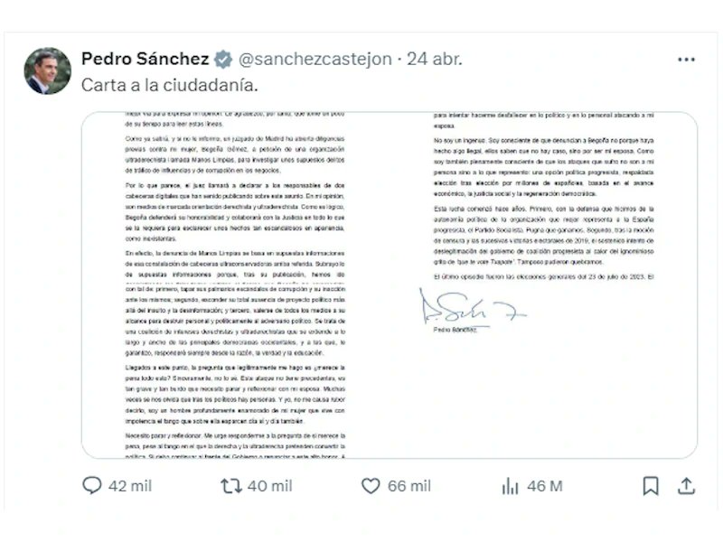 Carta de un ciudadano al Presidente Sánchez
pongamosquehablodemadrid.com/2024/04/26/car…