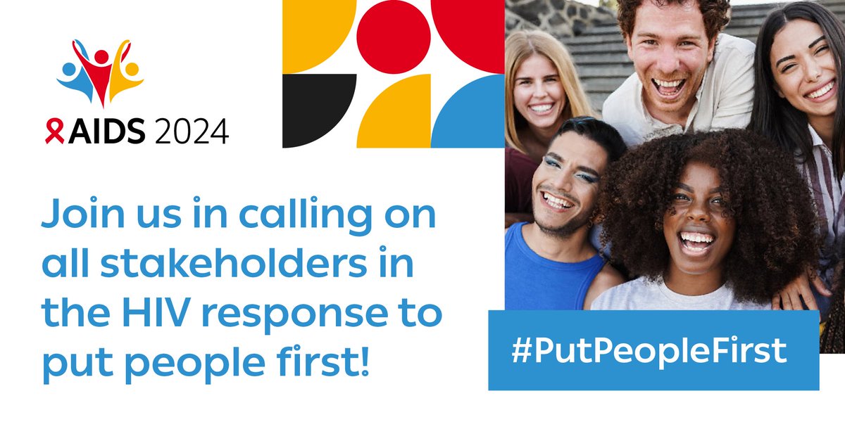 🌟 We’re inviting all individuals & organizations within the #HIV community – those living with, affected by or working in the field – to share your story of the impact of putting people first.

📱 Post your message, photo or video using #PutPeopleFirst! 

aids2024.org/put-people-fir…