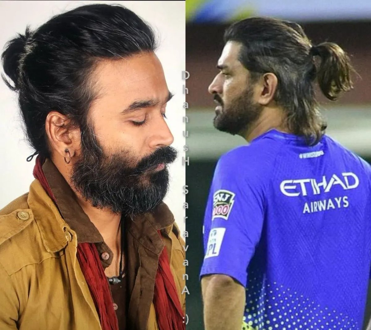 Thalaivar   D😎               Thala D😎
#Dhanush                        #ThalaDhoni
Look uhhh🥵🔥