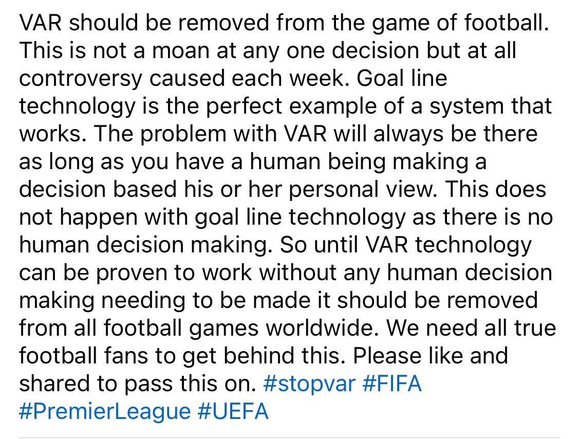 houser747's tweet image. #stopvar #FIFA #PremiereLeague #UEFA
