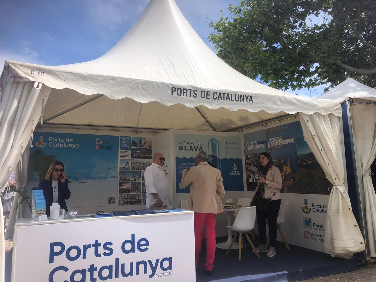 Últim dia del @PalmaBoatShow, hem rebut la visita de molts dels nostres associats, també la del nostre President, Albert Bertran, que després d’assistir al XIX Simposyum de Puertos Deportivos celebrat a Bilbao, no ha faltat a la cita de Palma de Mallorca. #portsdrcatalunya