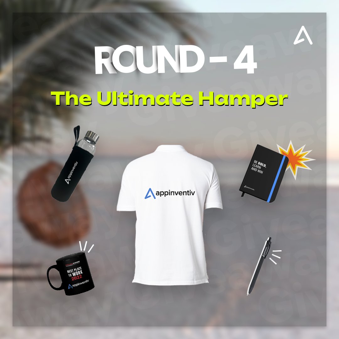 Make some noise 📢 For the ultimate #hamper by @Appinventiv! 🥳 Make sure to follow all the rules to avoid disqualification. Must Follow Rules: 🖖Follow @Appinventiv 🔁Like & #RT ✅Comment the answer & Tag 4 friends #GiveawayAlert #Giveaway #Giveaways #Giveawaycontest…