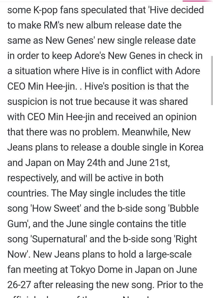 bighit made a statement about joon's comeback overlapping too !