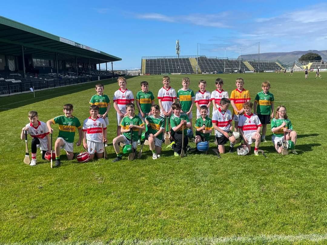 Well done to U11 Player's Zackery Ward and Jack Kelleher who were part of the Tourlestrane Hurling Team which played at halftime in Markievicz Park yesterday during Sligo’s Christy Ring RD 3 clash with Tyrone. Well done Jack and Zachery