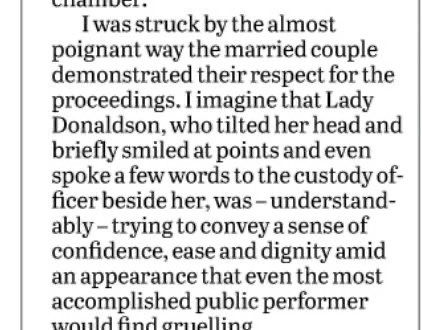 For the uninformed & unaware, Jeffrey Donaldson, former leader of the DUP, has been charged with rape, assault & gross indecency of a child & his wife is charged with aiding & abetting these crimes. 

@BenLowry2's flowery, almost romanticised article is shocking & sickening