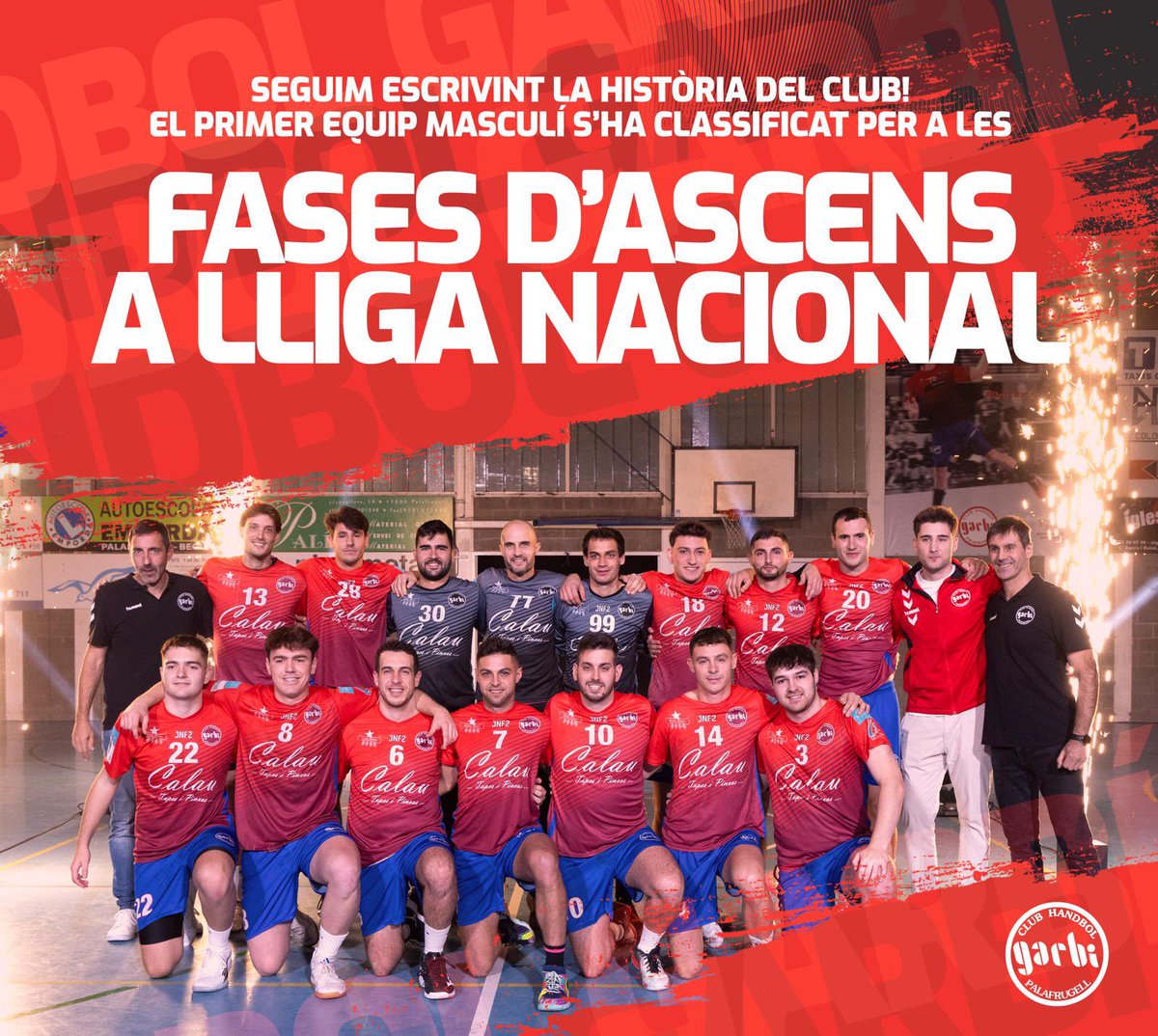 SEGUIM ESCRIVINT LA HISTÒRIA DEL CLUB ❤️ EL PRIMER EQUIP MASCULÍ ES CLASSIFICA PER A LES FASES D’ASCENS A LLIGA NACIONAL! 💪 📅Guardeu-vos el cap de setmana: 10, 11 i 12 de maig (lloc per determinar).