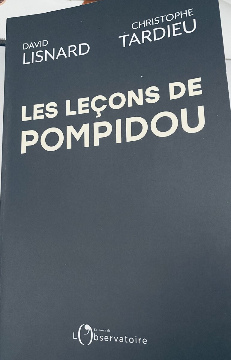 « Tout en révérant l’éclat dans l’action, le risque dans l’entreprise, l’audace dans l’autorité, il incline vers les attitudes prudentes (…), excellant à embrasser les données et à dégager une issue » (De Gaulle). Passionnantes leçons de Pompidou, « sans nostalgie déplacée ».📕