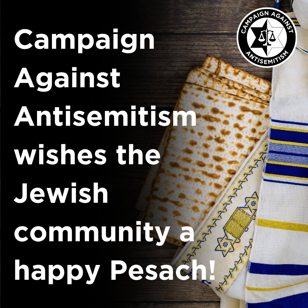 Campaign Against Antisemitism wishes the Jewish community a happy Passover!