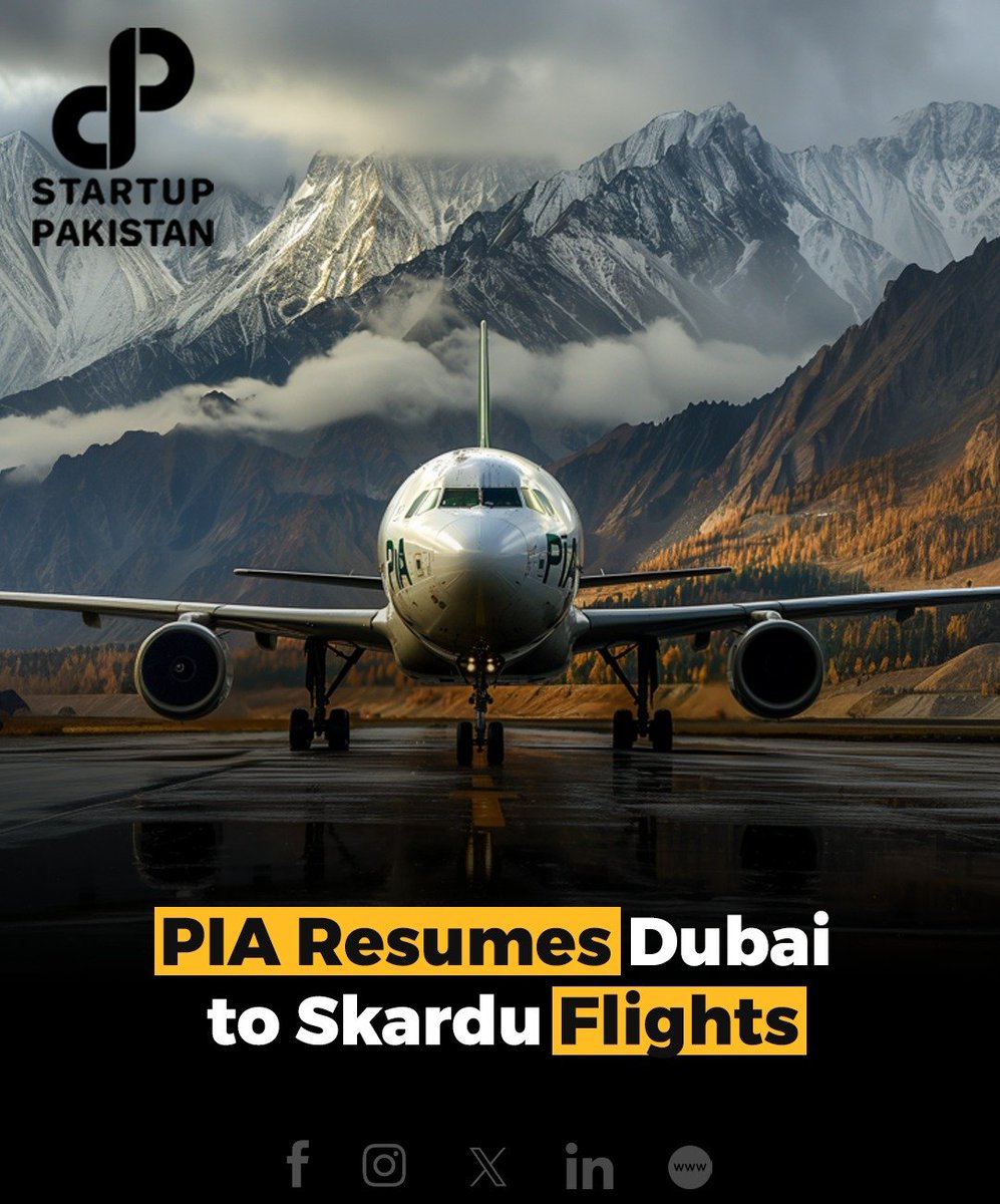 Pakistan International Airlines (PIA) has announced the reinstatement of its highly anticipated flight services between Dubai and Skardu, scheduled to resume from April 29, 2024. 

#PIA #skardu #flights #dubai