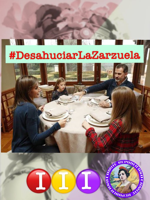 Matrimonio en crisis de los reyes, un paso más para que puedan #DesahuciarLaZarzuela , y que se convoque un Referéndum monarquia REPÚBLICA para estar a la altura de los tiempos. Evolucionar 🔴🟡🟣