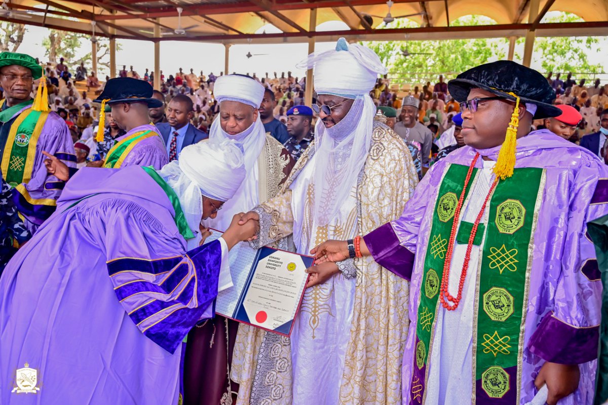at the 38th - 41st Convocation Ceremony of the prestigious tertiary institution.

I congratulate the Vice Chancellor and members of the senate on the successful Convocation ceremony.