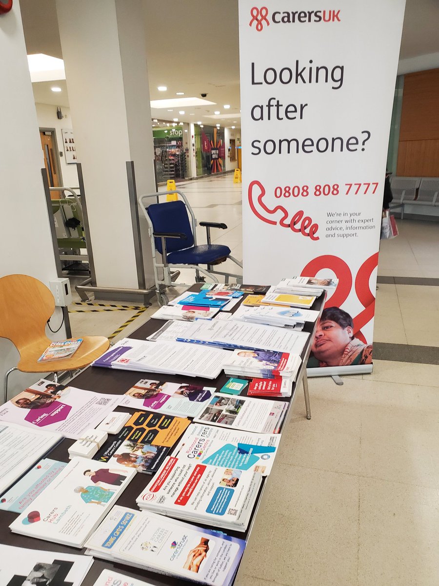Caring for someone using hospital services? I am over at @StGeorgesTrust with the carer staff till 4 pm today. @CarersUK @CarerWandsworth @SuttonCarers @ParkinsonsUK @macmillancancer