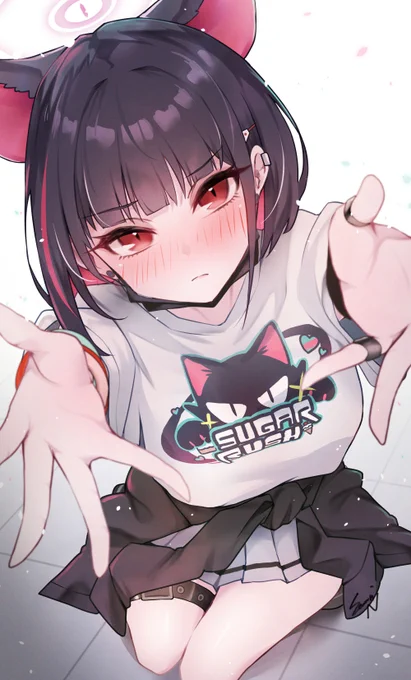 こっちきて、先生。#ブルアカ 