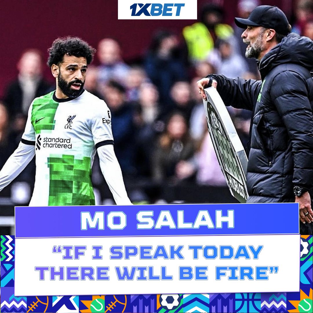 Salah on altercation with Klopp 👀 Let’s guess what it could be. Two best captions will get $10 promo code