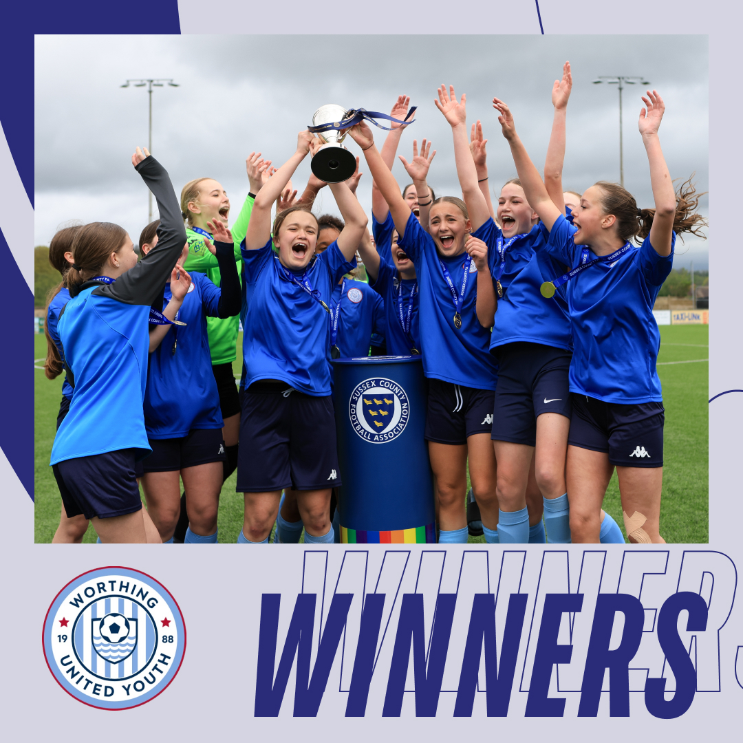 🏅 Congratulations to @wuyfc, your Sussex Girls' Challenge Cup (Under-14s) Champions, following an impressive victory over @HHTWomen! #CountyCup🏆 #SussexFootball⚽️