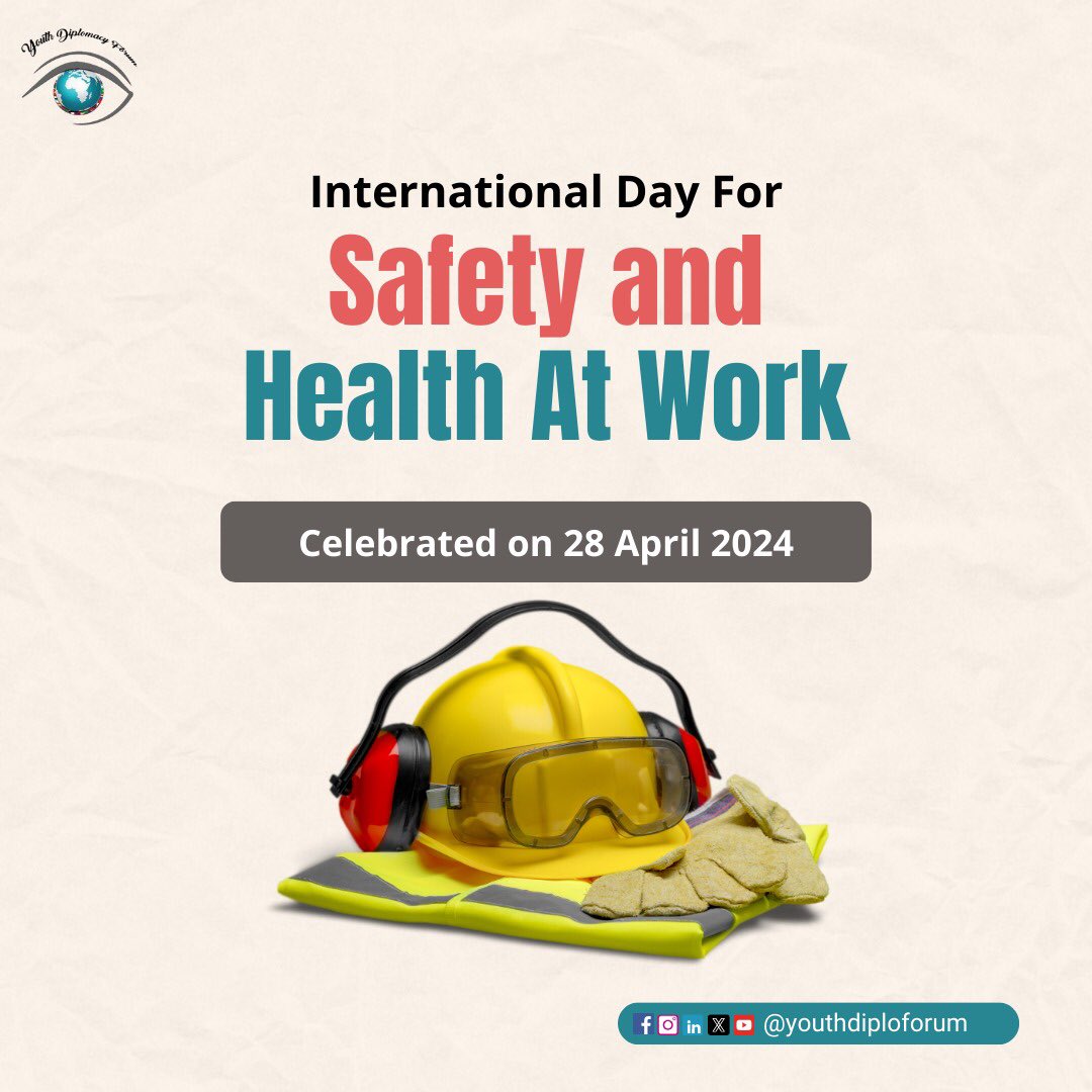 Promoting, respecting and realizing the fundamental principle and right at work of a safe and healthy working environment also means addressing dangerous climate change impacts in the workplace. 
(1/3)
#SafetyAtWork #SafetyandHealthatwork