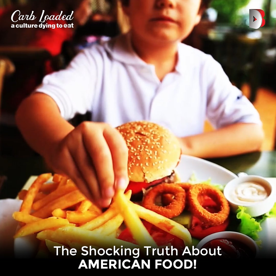 Are we being fattened by food giants?  Uncover the shocking truth behind America's food culture & its impact on your health. Watch 'Carb Loaded' and learn how to eat eat smart! Stream 'Carb Loaded - A Culture Dying To Eat' on DocuBay - surl.li/tfgnd #FoodRevolution