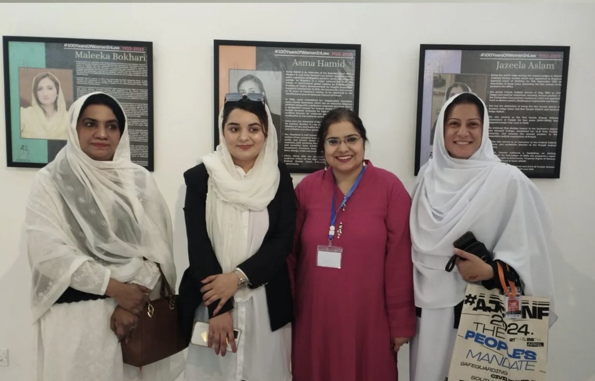 🎉 Once again, @WomenInLawPk shines bright. While steadfast in their mission to increase female representation, WIL never lose sight of celebrating the remarkable achievements of current female legal professionals because #visibilitymatters.
3day exhibition at Alhamra Art Gallery