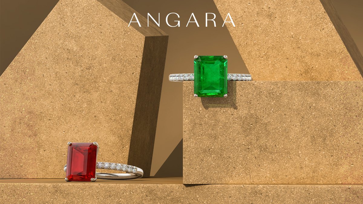 🌈 Celebrate With Color 🌈
Color her forever with your love and a ring she’ll cherish for a lifetime! ✨💍 bit.ly/4dhxOCr

#angarajewelry #jewelrycollection #ringscollection #gemstonerings #rubyrings #emeraldrings #celebratewithcolor