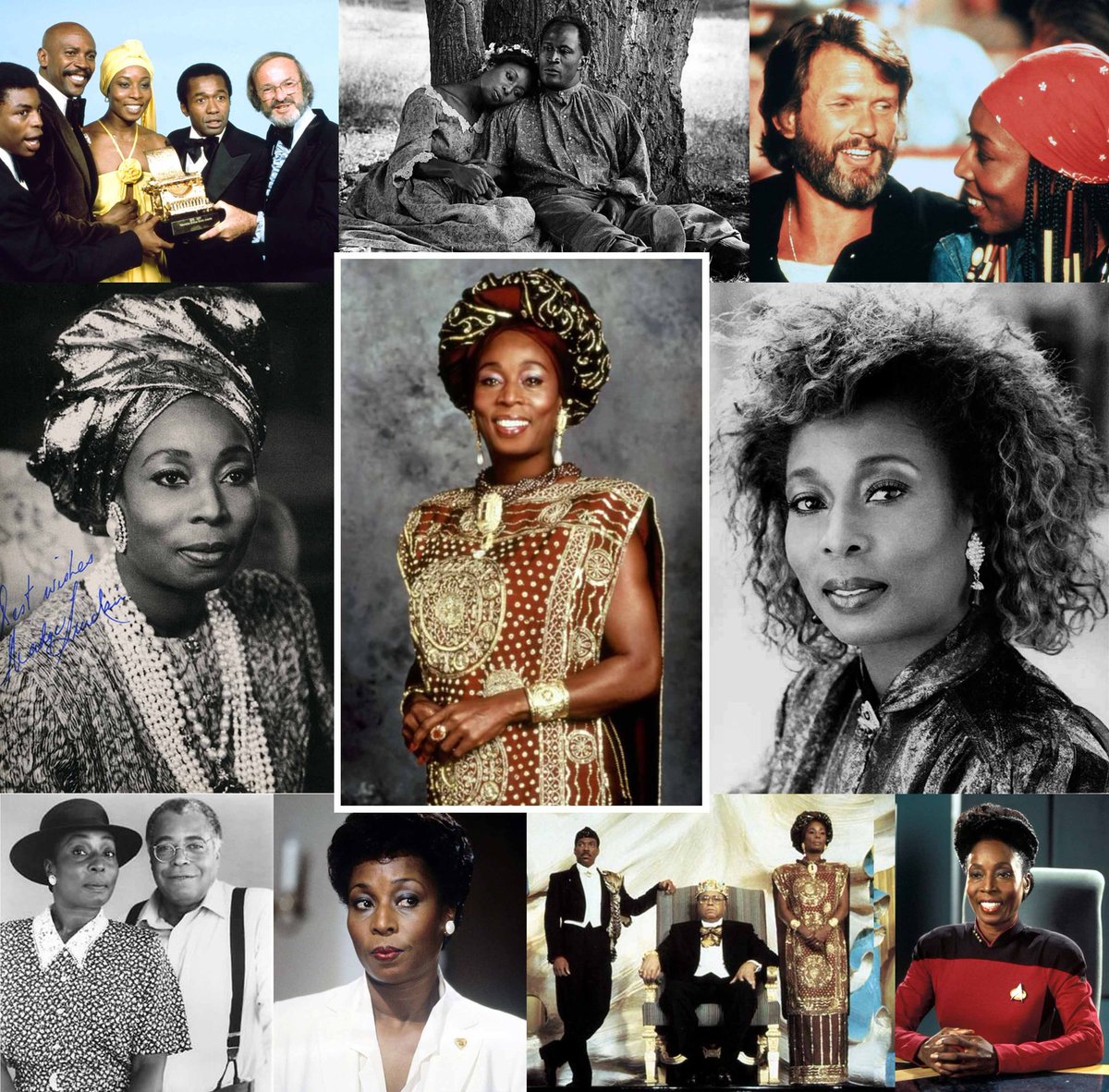 Madge Sinclair (28 Apr 1938 – 20 Dec 1995) #Jamaican schoolteacher turned Award-Winning Hollywood actress, born 86 years ago today, in #Kingston. Five-time Emmy Award nominee; won for Outstanding Supporting Actress – Drama Series for role as Empress Josephine in Gabriel's Fire